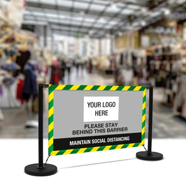 Cafe Barrier Economy 1500 Single Sided Front COVID19